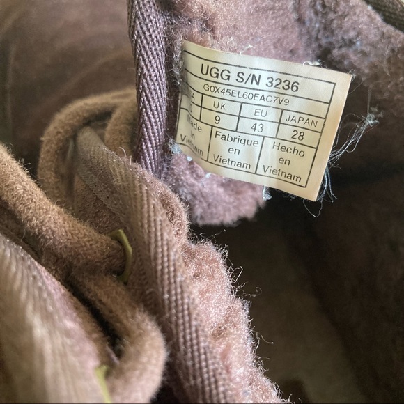 Ugg Chocolate Brown Neumel Boot Mens Size 10 - Picture 16 of 16